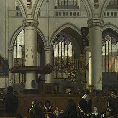 تابلوی نقاشی نمای درونی 