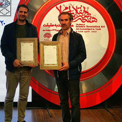 تجلیل از دو هنرمند اردبیلی در مراسم افتتاح هفته هنر انقلاب