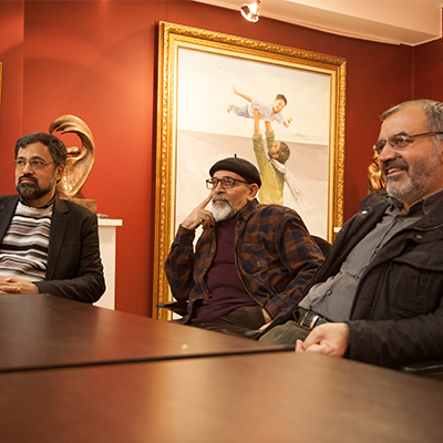 گزارش تصویری داوری هفتمین جشنواره هنرهای تجسمی «هنر جوان» بخش کارتون و کاریکاتور