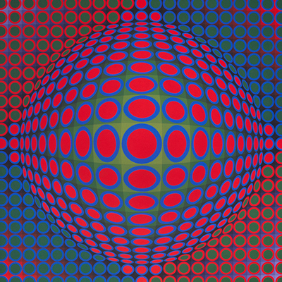 نمایش ویکتور وازارلی در ژرژ پمپیدو