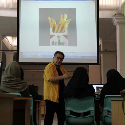 گزارش تصویری ورکشاپ خلاقیت تصویری استاد حمید رضا داوودی