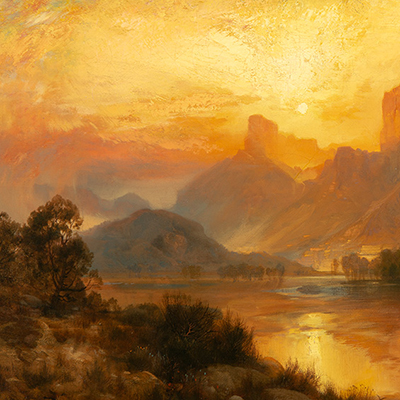 تعدادی از نقاشی های Thomas Moran