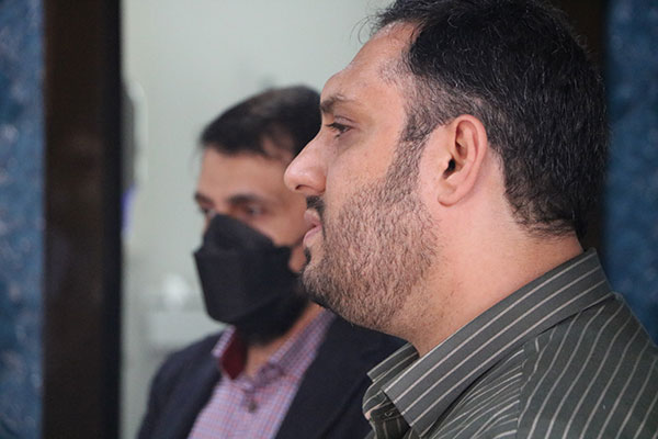 حضور میثم مرادی بیناباج معاون راهبری استان‌های حوزه هنری در گیلان